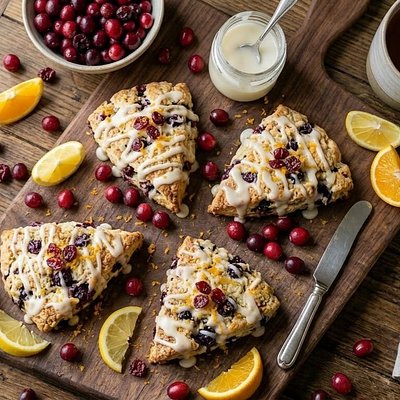 Sourdough Cranberry Orange Scones (4pk)