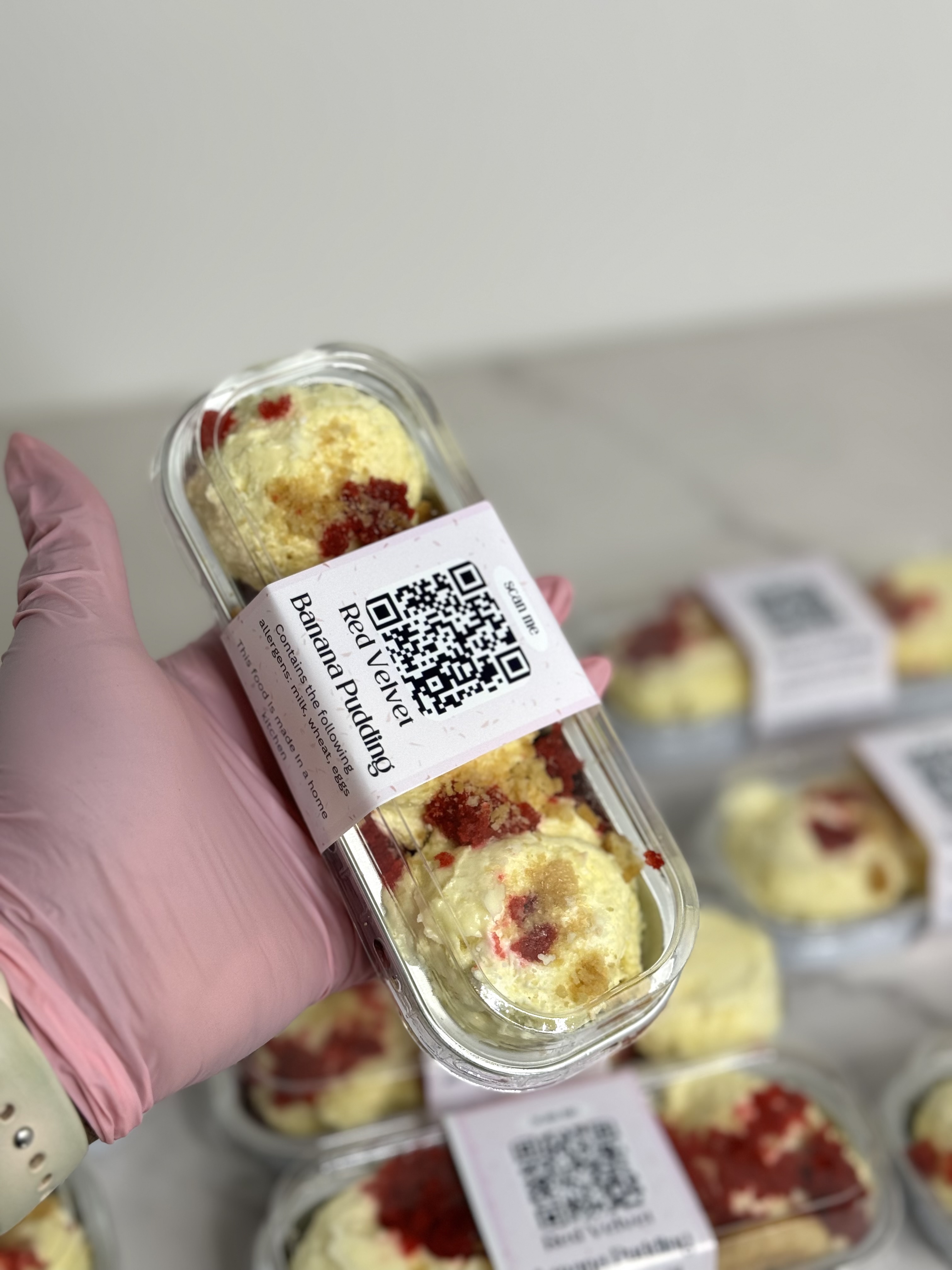 Red Velvet Banana Pudding