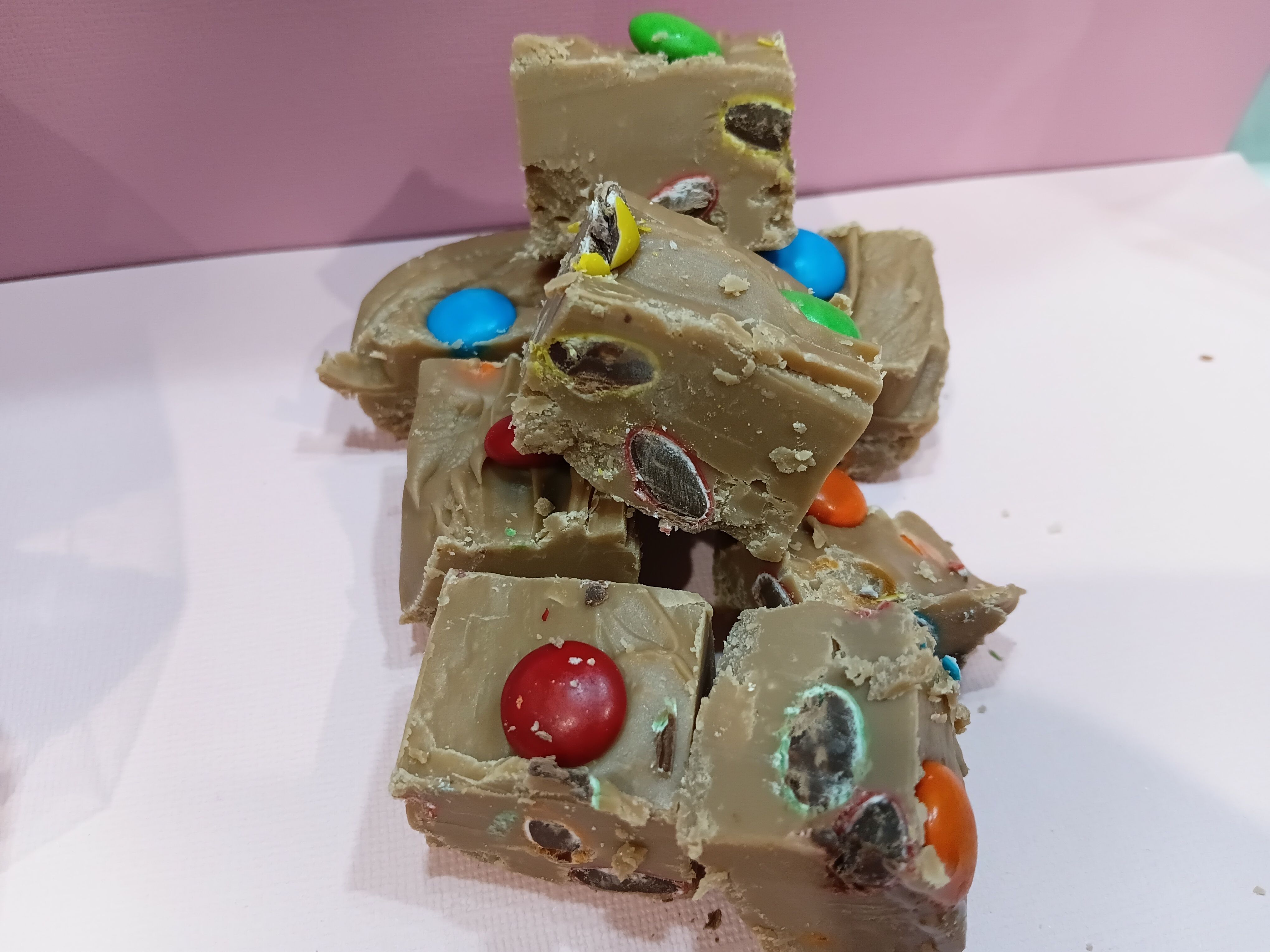 Chocolate M&M Fudge