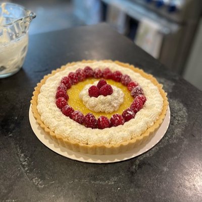 Fruit Tart With Vanilla Pastry Filling