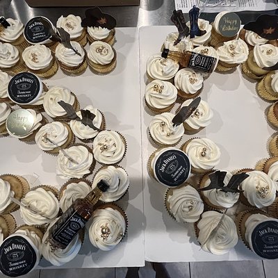 Number 50th Cupcake Design