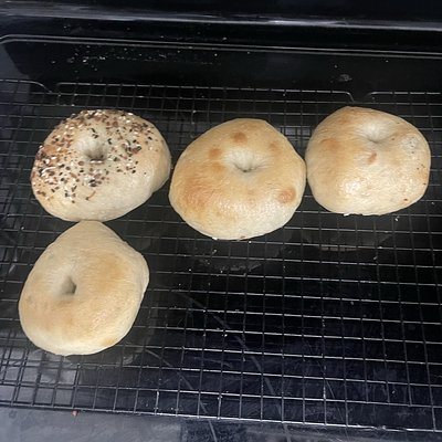 Sourdough Plain Bagel 4 Pk 