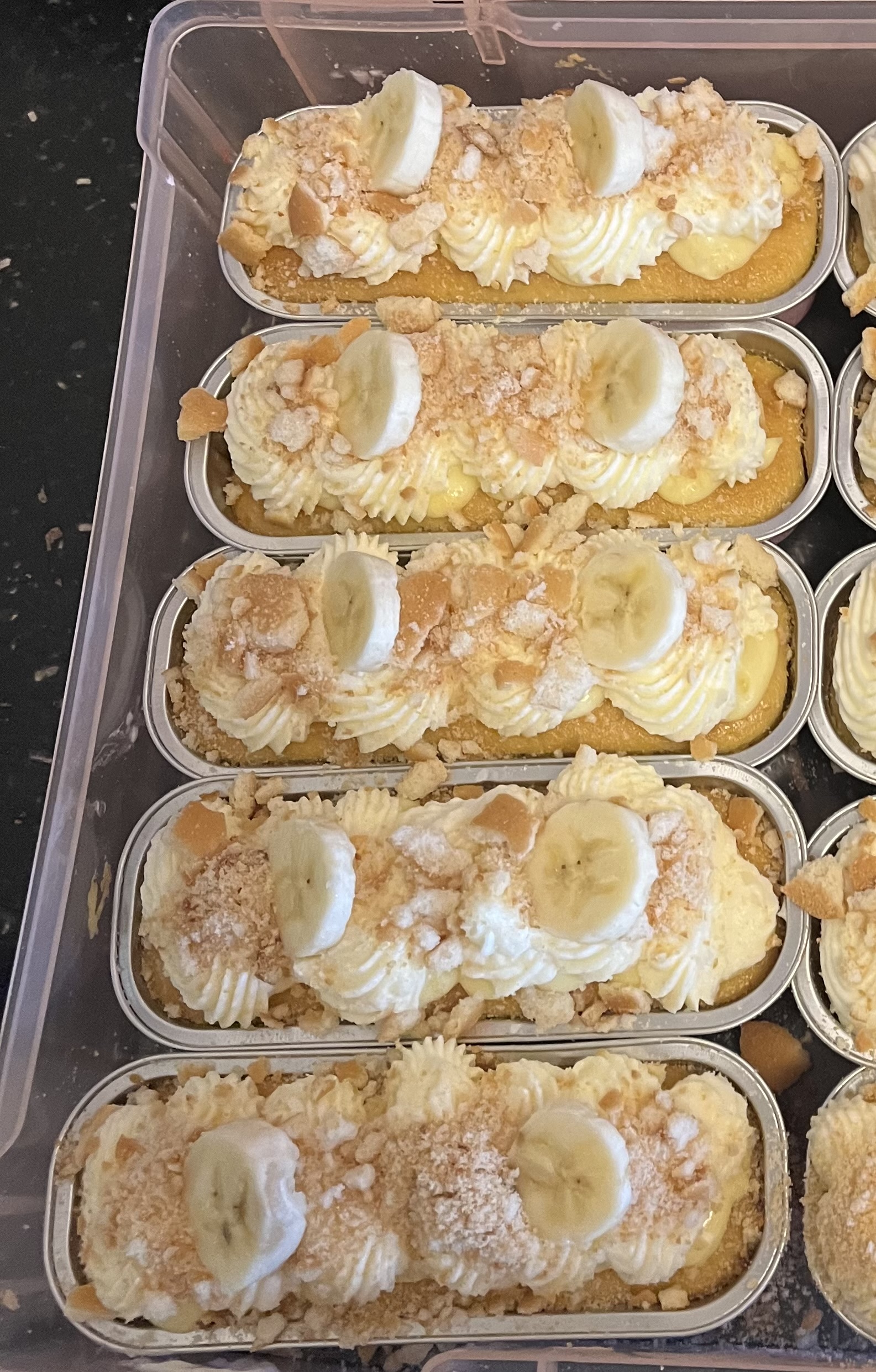 Banana Pudding Mini Loaf Cakes