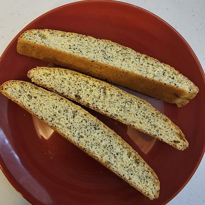 Lemon Poppy Seed Biscotti