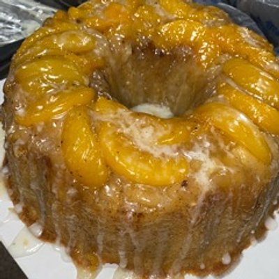 Regular Size Peach Cobbler Pound Cake