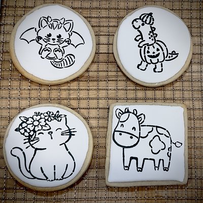 Paint Your Own Cookie Birthday Party 