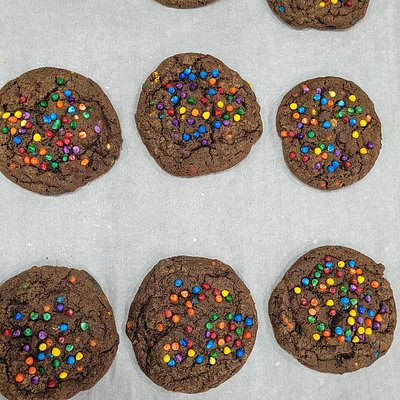 🌈 Cosmic Brownie Cookies