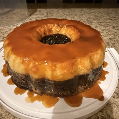 Miniature Cocoa Flan