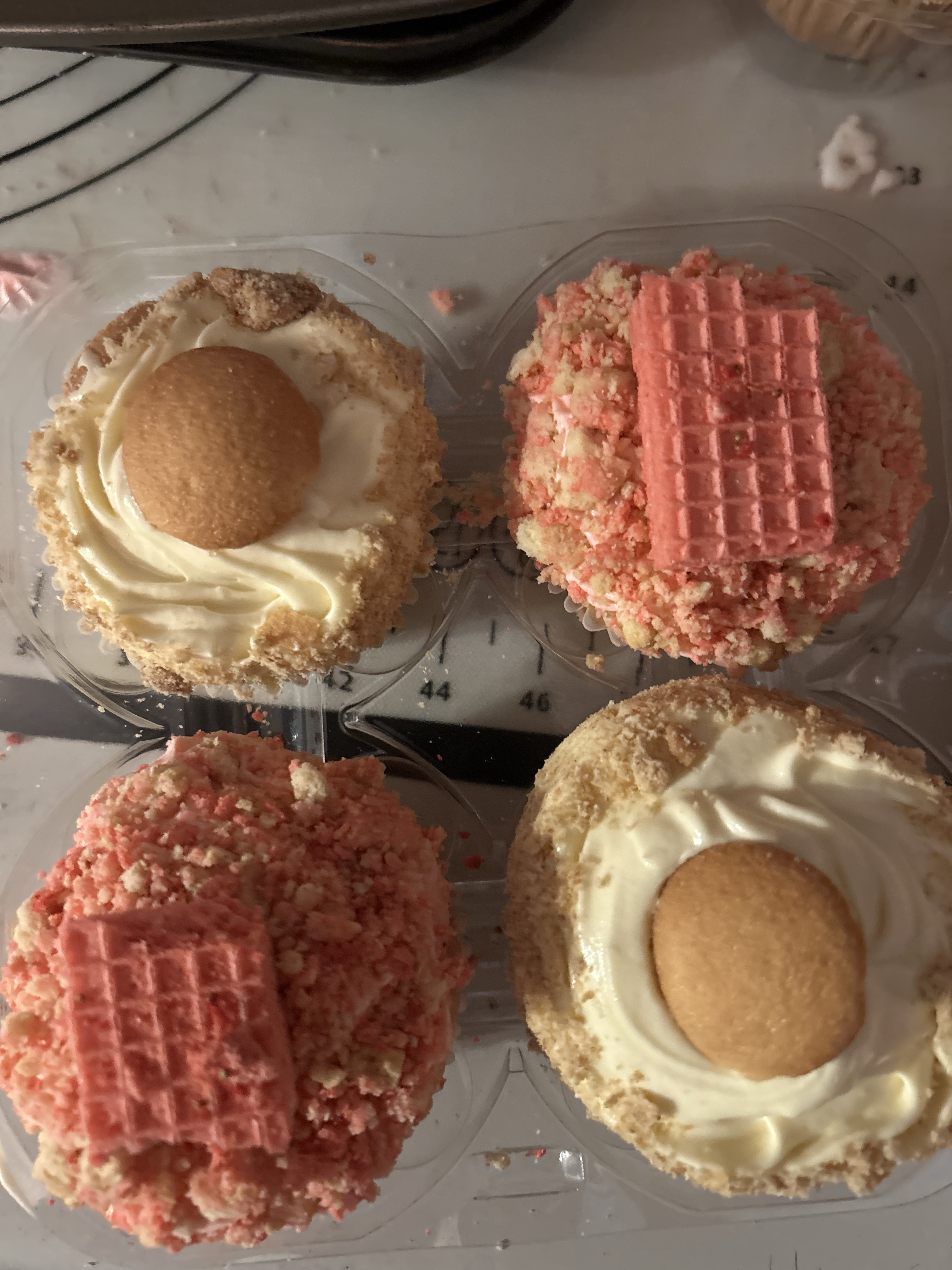 Strawberry Crunch Cupcake 