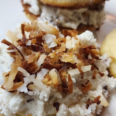 Cream Cheese PECAN frosting For Italian Cream Cake Teacakes 