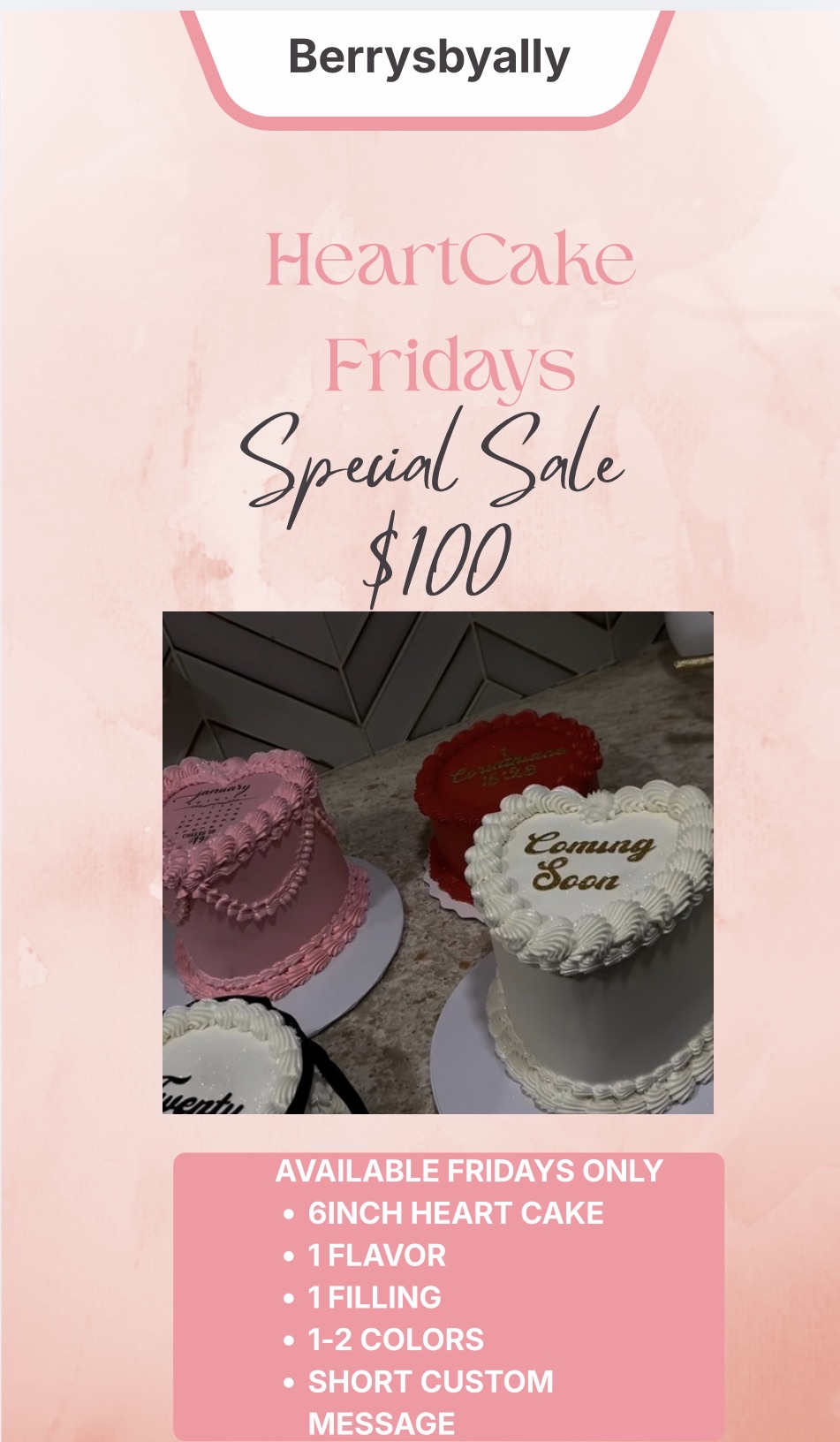 HeartCake Fridaysssss