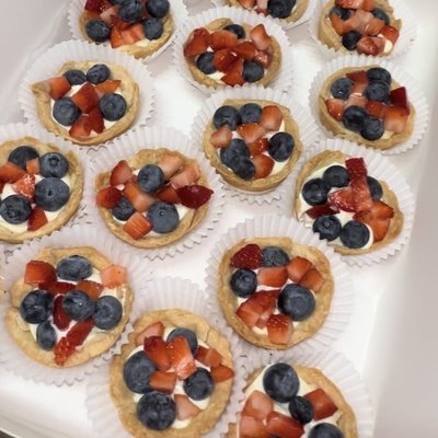 Mini Fruit Tarts- 2. Dozen Minimum 