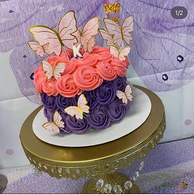 6-Inch Rosette Cake