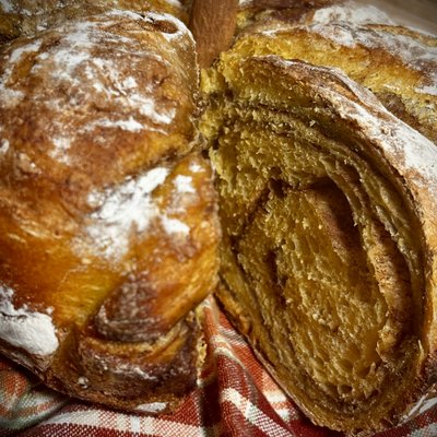 Maple Pumpkin Sourdough Boule