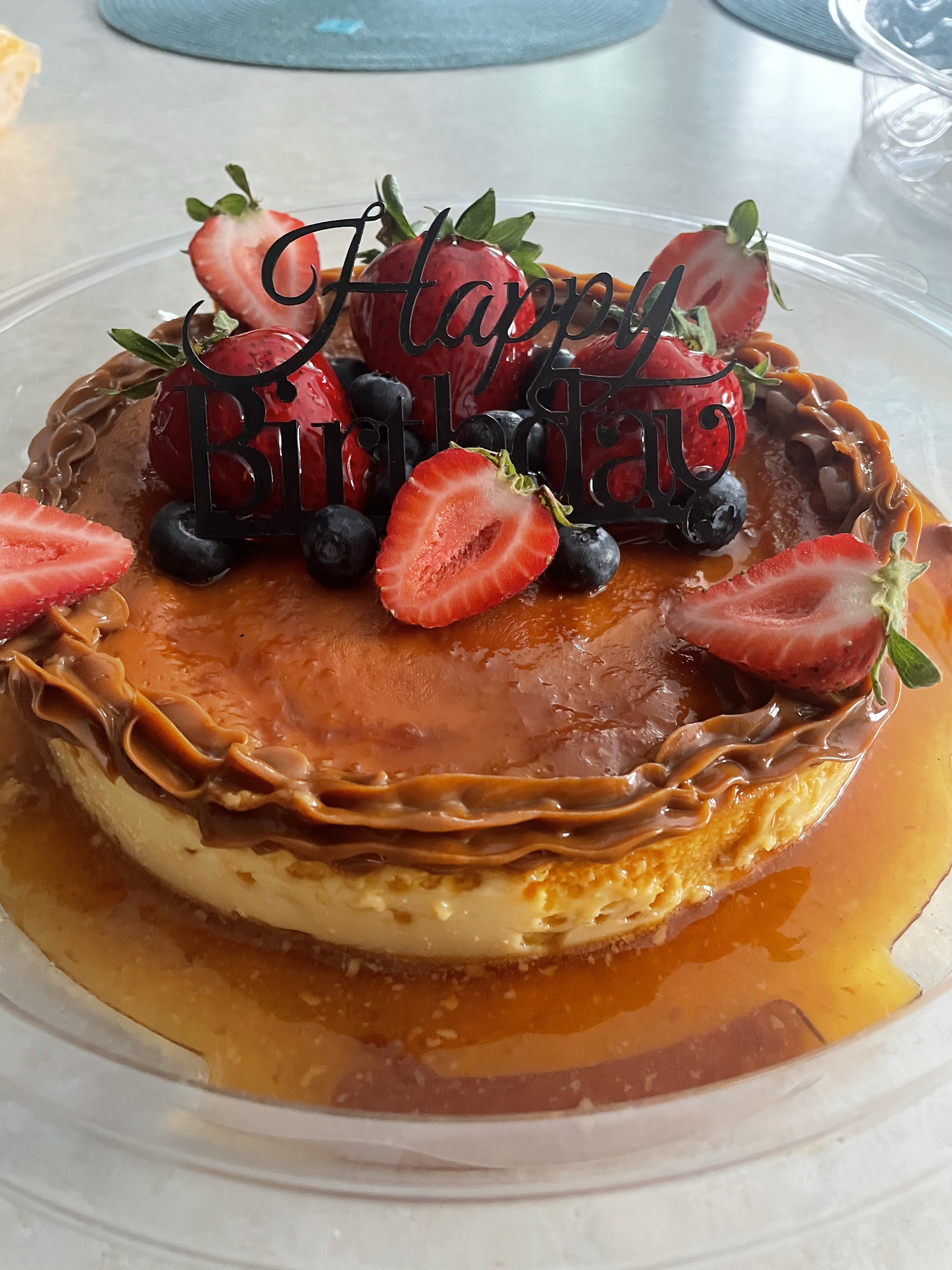 8” in Flan 