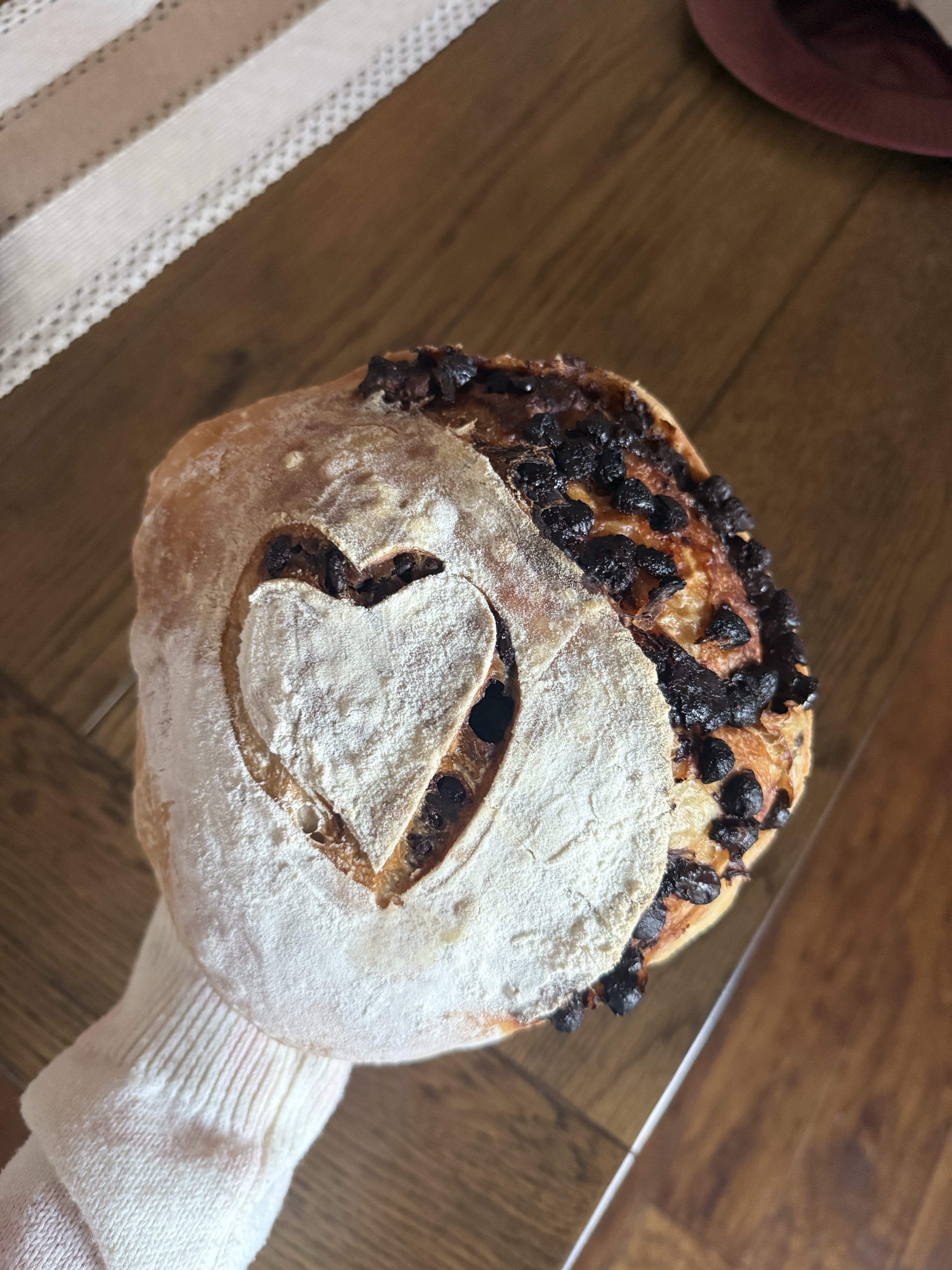 Chocolate Chip Sourdough Loaf 