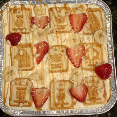 Strawberry Banana Pudding Pan