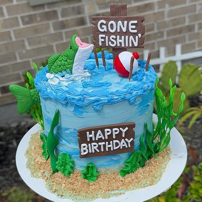 6” Custom Circle Cake 