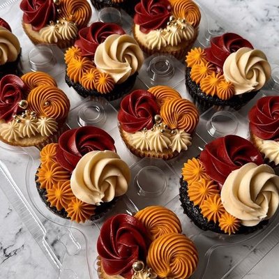 Fall Buttercream Cupcake