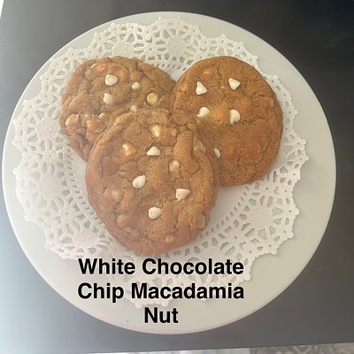White Chocolate Chip Macadamia Nut Cookies