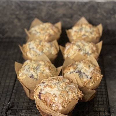 Sourdough Choc Chip Banana Muffin