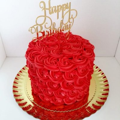 Rosette Cake ( 8 Inch )