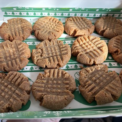 Sugar Free Peanut Butter Cookies