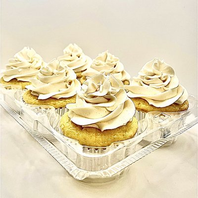 Mini Filled Vanilla Cupcakes