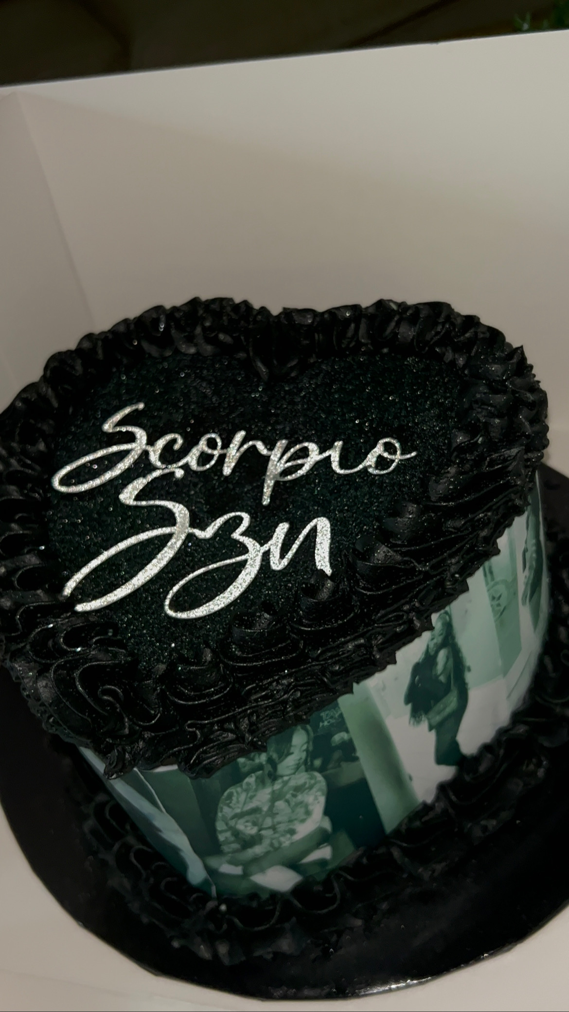 Heart Cake W / Pics 