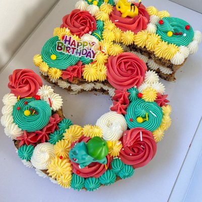 Number Cookie Cake 