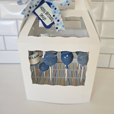 Birthday Box Cake Pops 1 Dozen