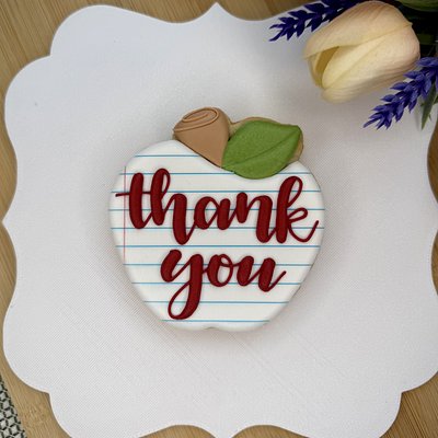 Teachers Appreciation Cookies (3 choices)