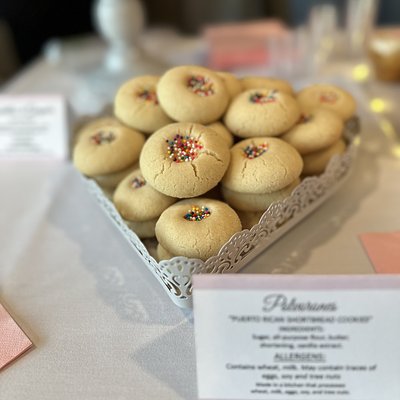 Polvorones (Traditional Puerto Rican Shortbread Cookies) Dozen