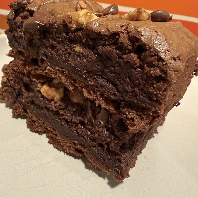 Double Chocolate Chip Sourdough Brownies