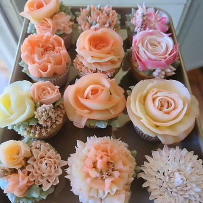 Floral Cupcakes 