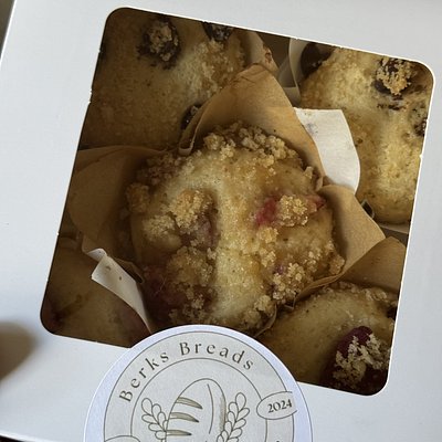 Raspberry Muffins 4pk