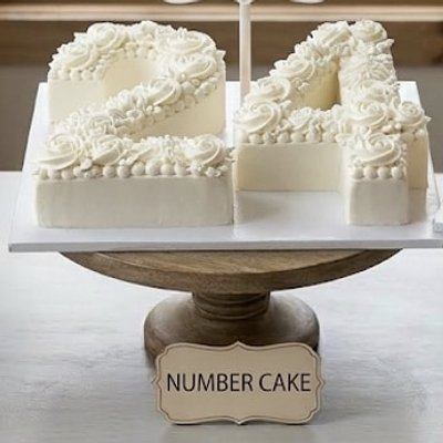 Custom Number Cakes