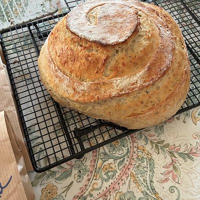 Italian Herbs & Cheese Sourdough Loaf 