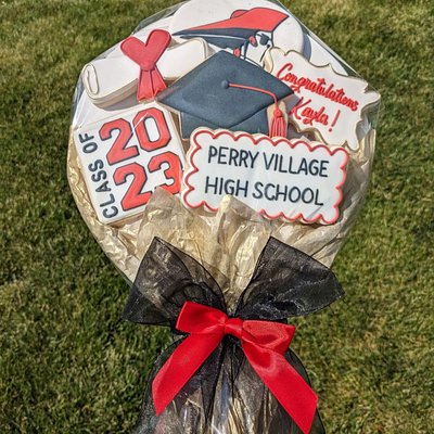 Large 6-cookie Graduation Bouquet