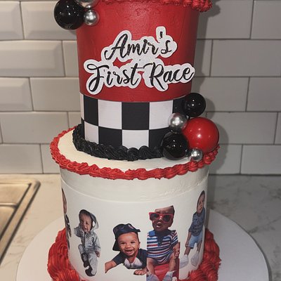 2 Tier Cake 4” And 6” Feeds 30