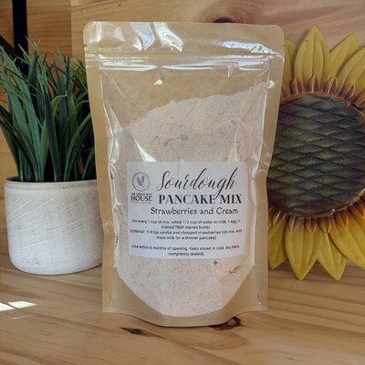 Strawberries And Cream Sourdough Pancake Mix