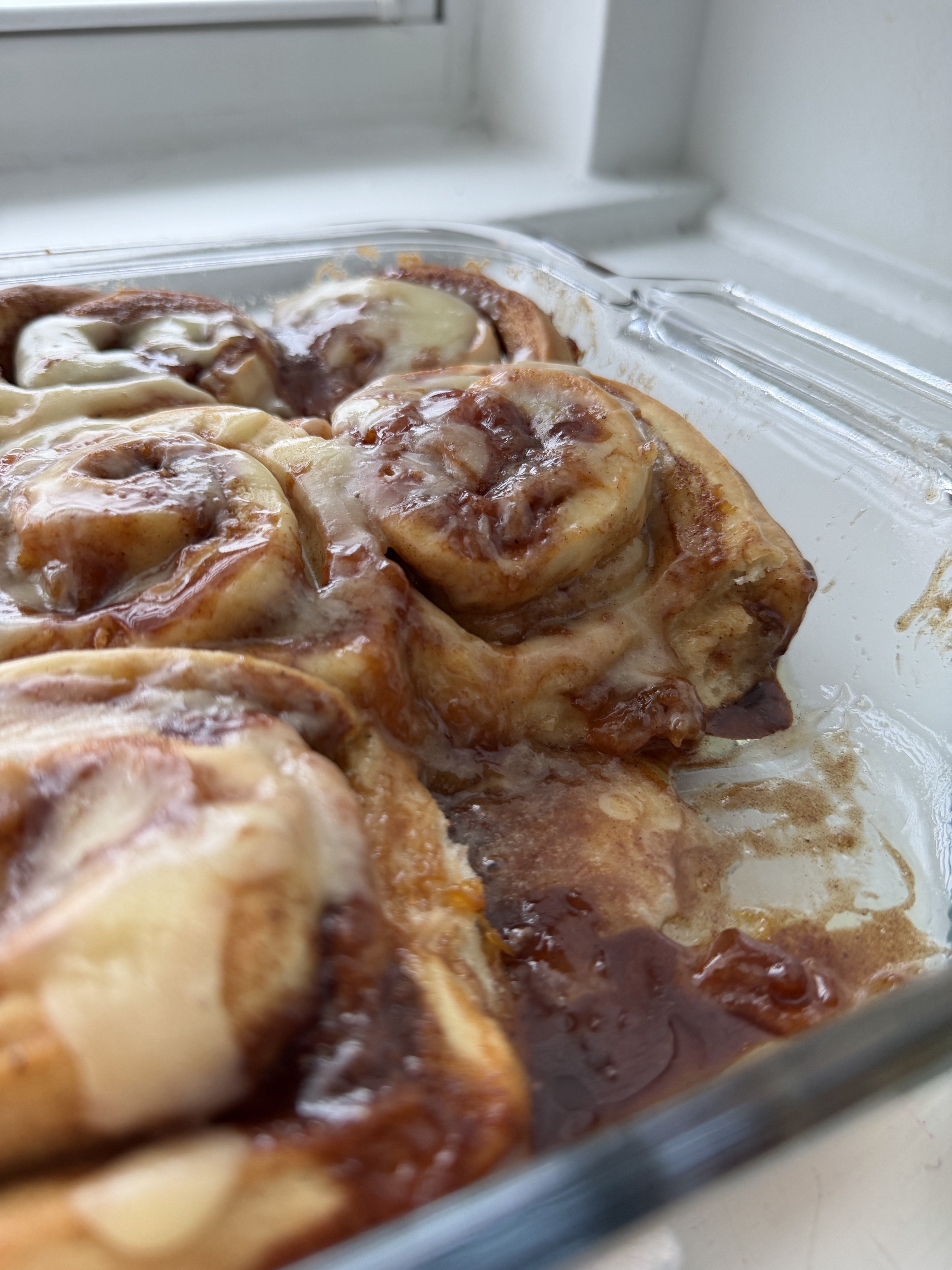 Sweet Peach Cinnamon Rolls - 12 Count