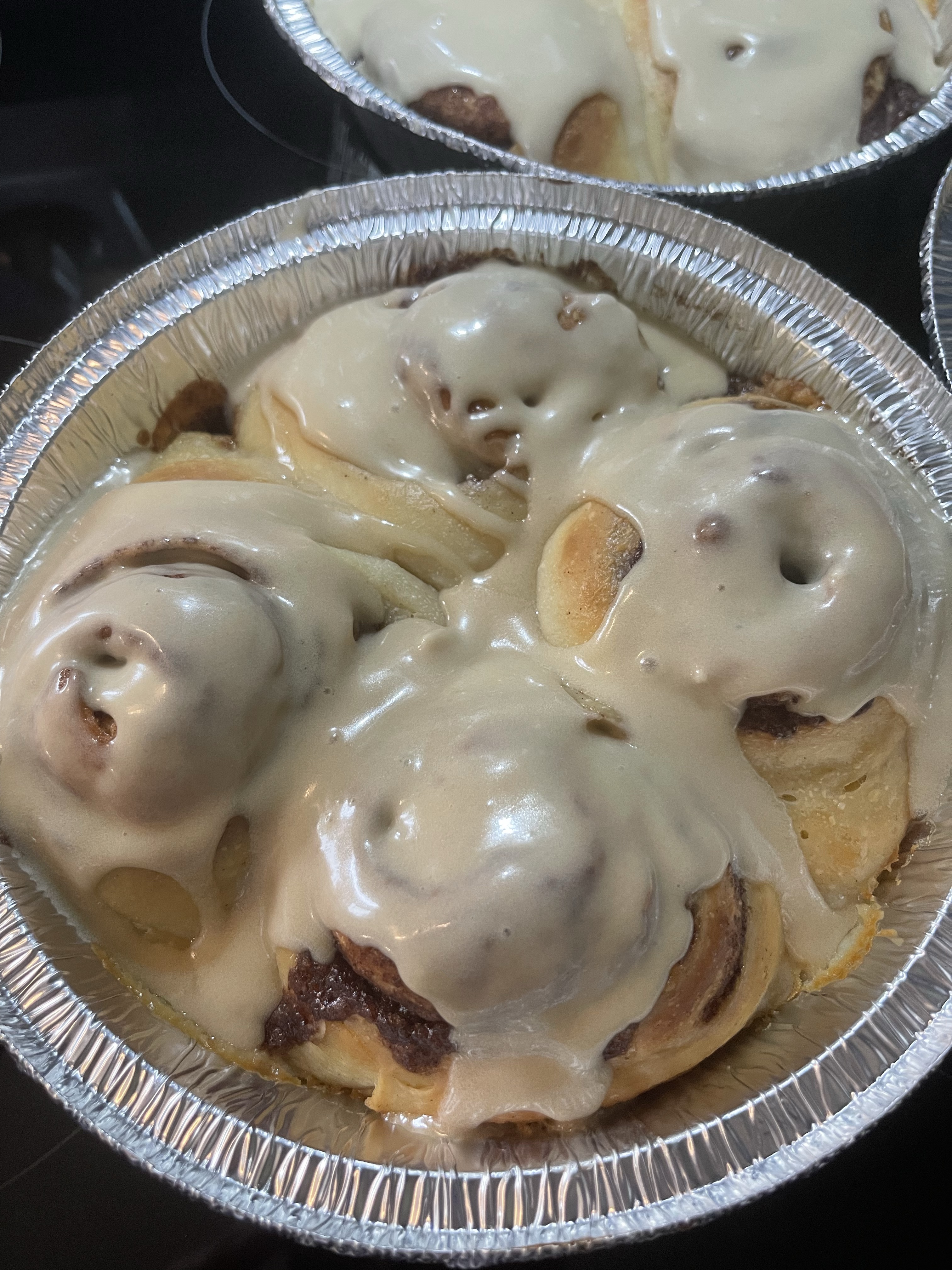 4 Brioche Sourdough Cinnamon Rolls