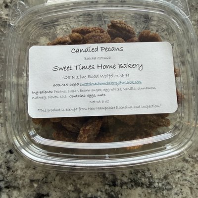Candied Pecans -6 Oz Package