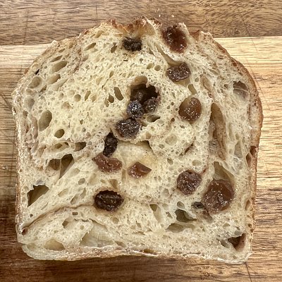 Cinnamon Raisin Sourdough Loaf