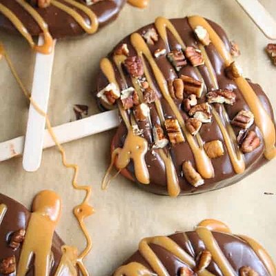 choc turtle apple slices 