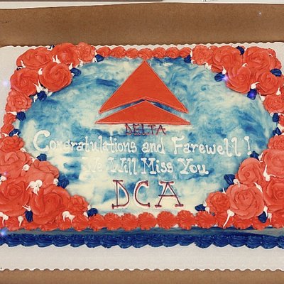 1/2 Sheet Cake Double layer