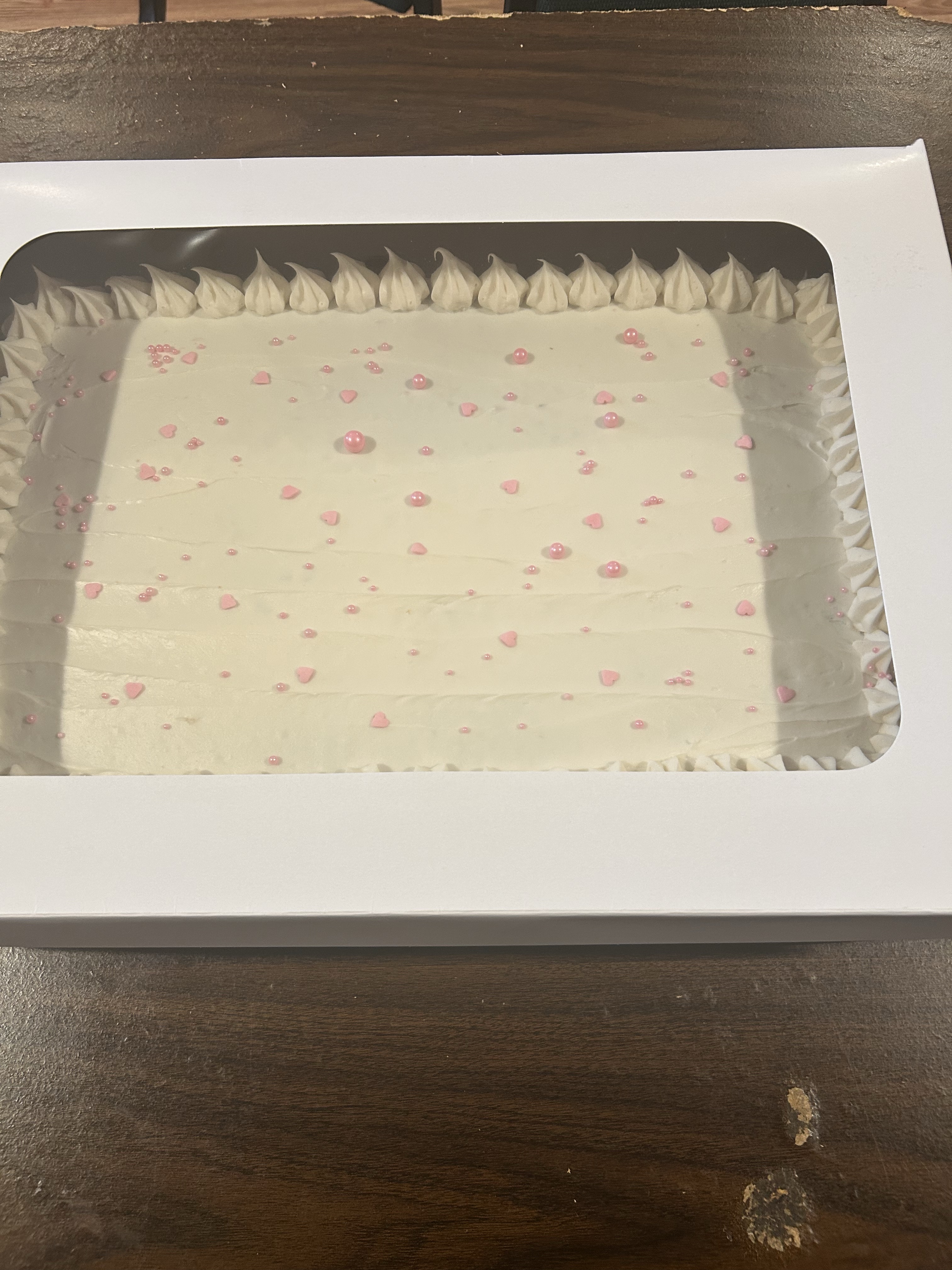 1/2 Half Sheet Cake-plain