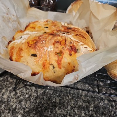 Jalapeno & GOUDA CHEESE BREAD