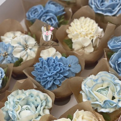 Floral Cupcakes Dozen